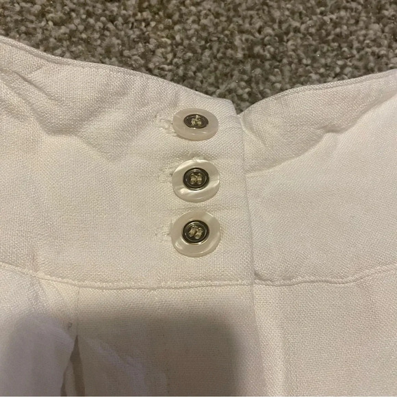 Veronica Beard Alicia High Rise white shorts - Picture 5 of 11